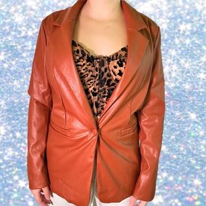Sorella mocha pu fabric business jacket🥂